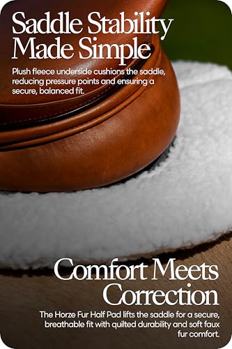 Fur Half Pad Durable (Grey / Horse)