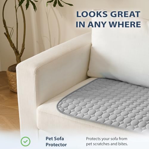 Summer Cooling Mat & Sleeping Pad (48" x 24" / Grey)