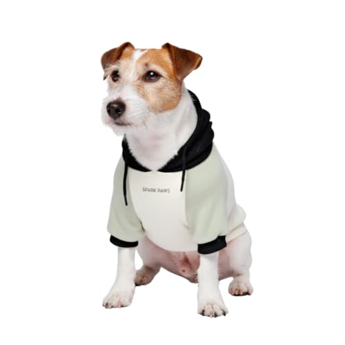 Dog Hoodie Buttery (Olive Cream / Large)