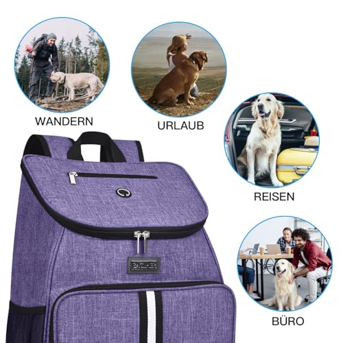 Dog Travel Bag (Purple-A)