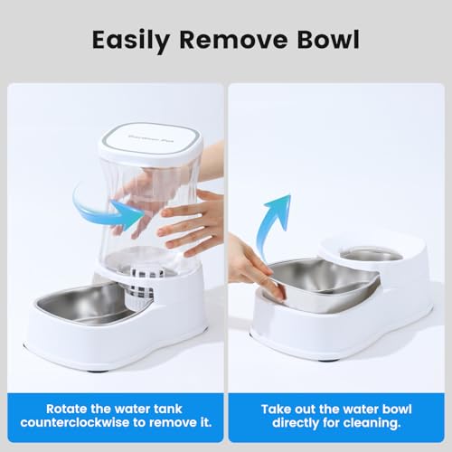 Automatic Dog Water Dispenser (White / 2.1 Gallon)