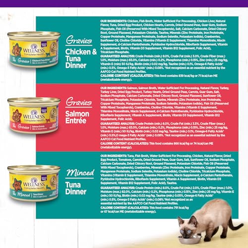 Complete Health Gravy and Minced Variety Pack Adult Canned Wet Cat Food (3 Ounce (Pack of 12))