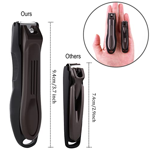 Nail Clippers with No Splash Storage Box (1 Count (Pack of 1))