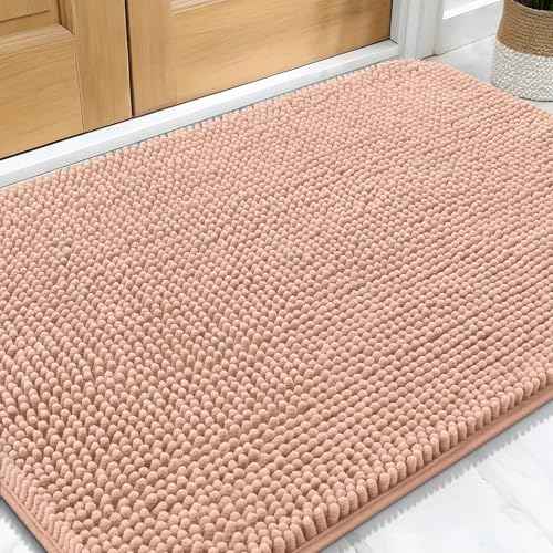 Dog Door Mat for Muddy Paws 32x20 (Peach / 32" X 20")