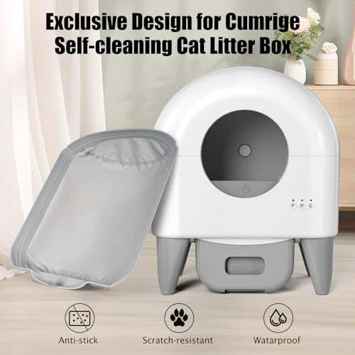 Cat Litter Box Waterproof Pad （Two Pack） (grey)