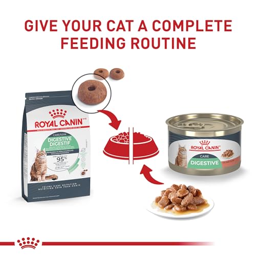 Feline Care Nutrition Digestive Care Adult Thin Slices in Gravy Cat Food (5.1 Ounce (Pack of 24) / Thin Slices in Gravy)