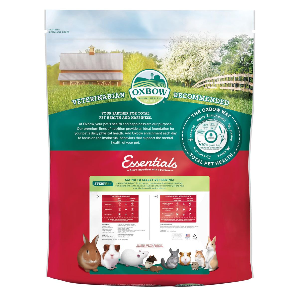 Essentials Adult Rabbit Food (25 Pound (Pack of 1))