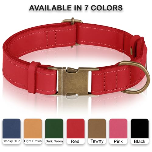 AirTag Dog Collar (Red / XS, 9"-12" Neck Fit)