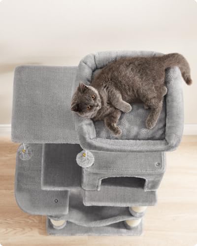 Cat Tree 44.1 (44.1 Inches / Light Gray)
