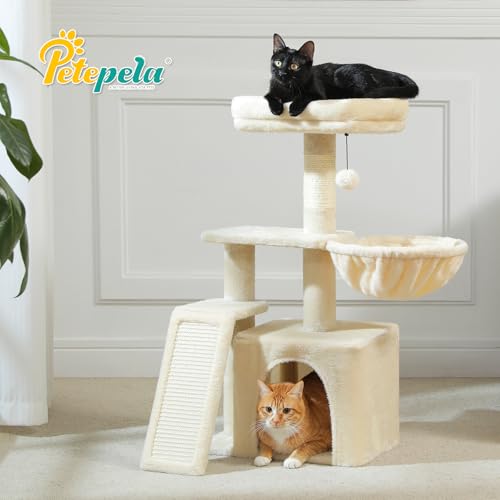 Cactus Cat Tree for Kittens & Small Cats (Beige)
