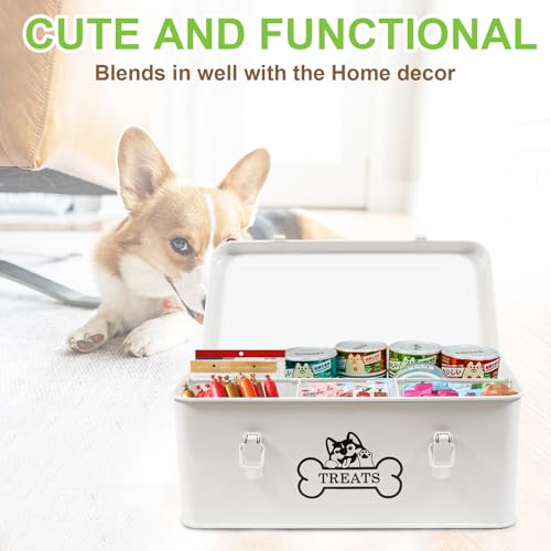 Metal Dog Treat Container