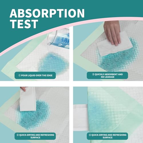 Disposable Bed Pads for Adults 40"x36" 40 Pack Extra Large (40"x36"-40counts)
