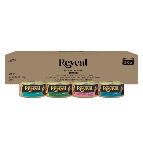Fish Variety in Broth Wet Cat Food (2.47 Ounce (Pack of 20))