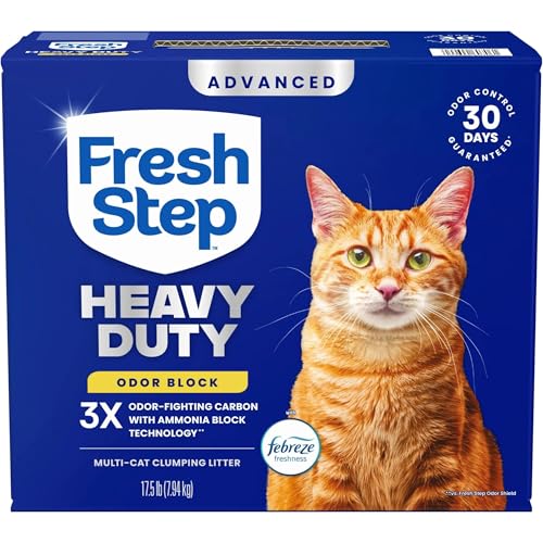 Advanced Heavy Duty Multi Cat Clumping Cat Litter (17.5 lb (Pack of 1))