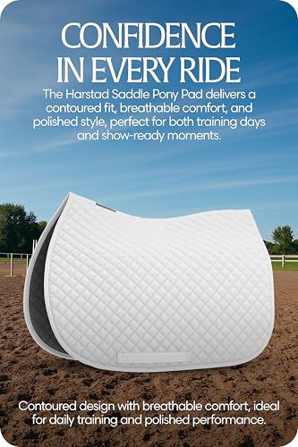Harstad Horse Saddle Pad (White / Pony)