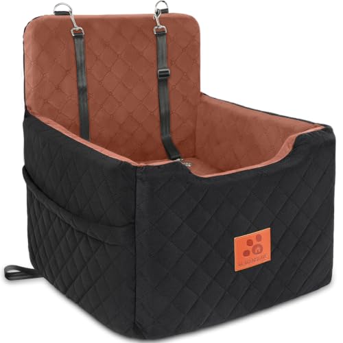 Dog Car Seat for Small (Black/Brown)