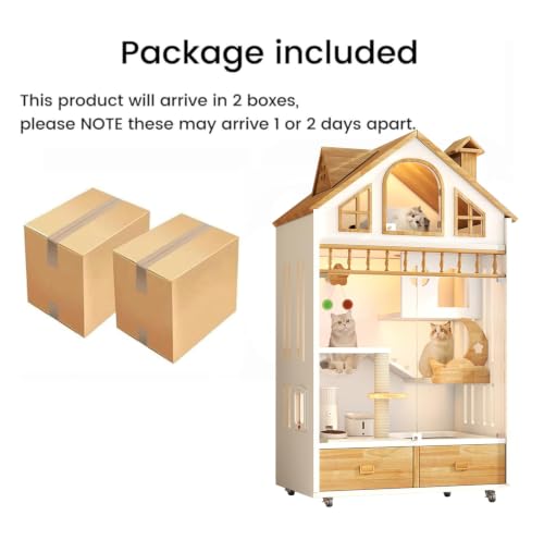 Enclosed Cat Condo (WHITE)