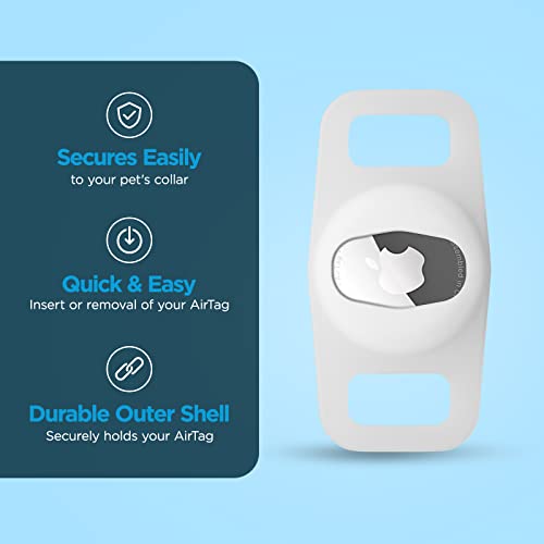 1 Pack AirTag Dog Collar Holder (Glow in the Dark)