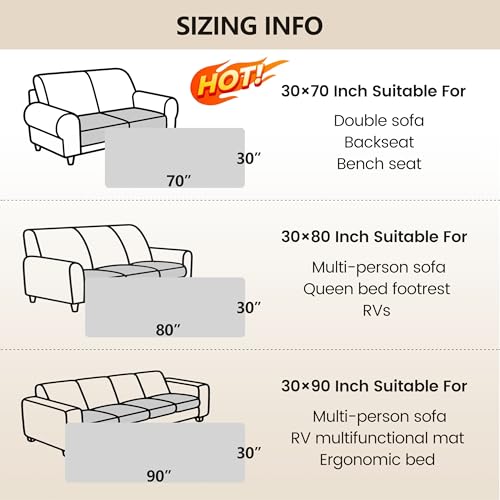Waterproof Pet Couch Cover (30x80 Inch (Pack of 1) / Dark Beige)