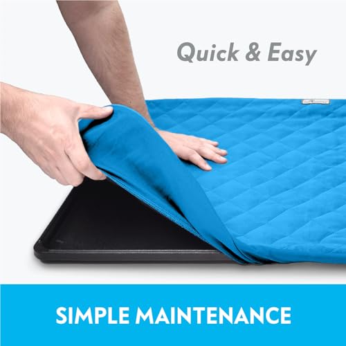 Fitted Fleece Top Pan Liner for Critter Nation Cage (Blue / Top Pan Liner)