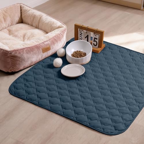 Waterproof Armchair Covers for Pets (30x30 Inch (Pack of 1) / Dark Blue/Light Blue)