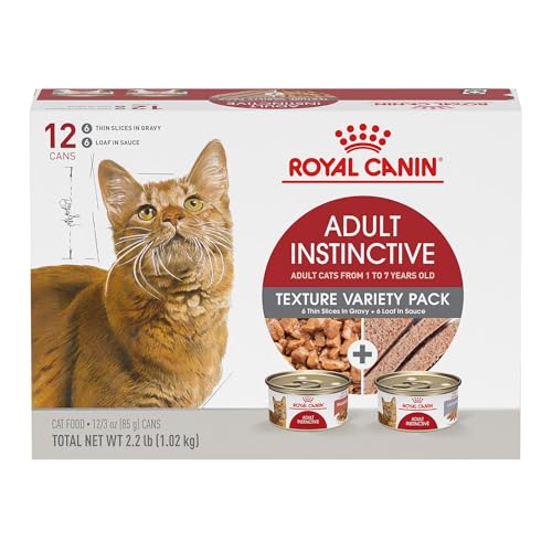 Feline Health Nutrition Adult Instinctive Adult Thin Slices in Gravy and Loaf in Sauce Variety Pack Cat Food (3 Ounce (Pack of 12) / Variety Pack)
