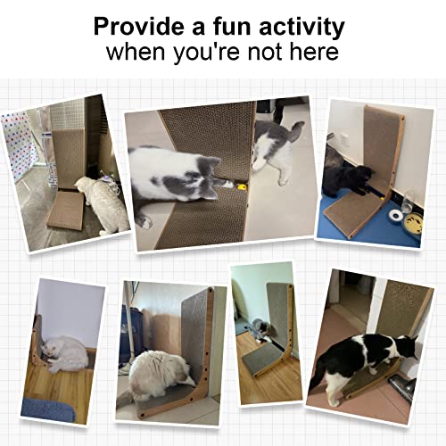 Cat Scratcher (1 Pack 18.7 in Wood Color)