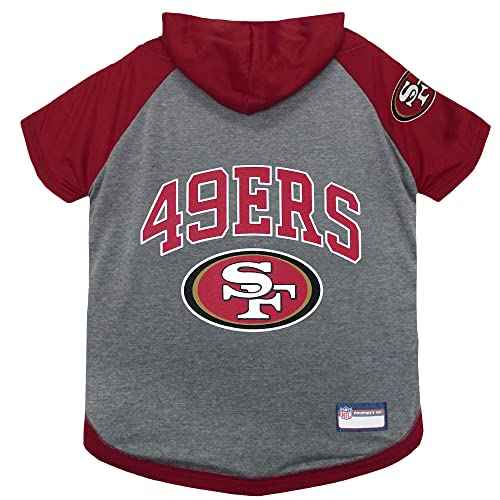NFL SAN Francisco 49ERS Hoodie for Dogs & Cats (X-Small / San Francisco 49ers)