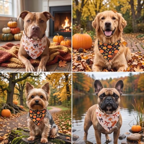 Fall Dog Bandanas (Small / Fall-2)