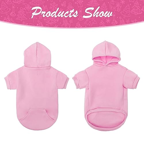 Basic Dog Hoodie (Pink / X-Large/XX-Large)