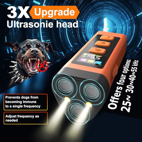 Dog Bark Deterrent Device (1 Pack Orange)