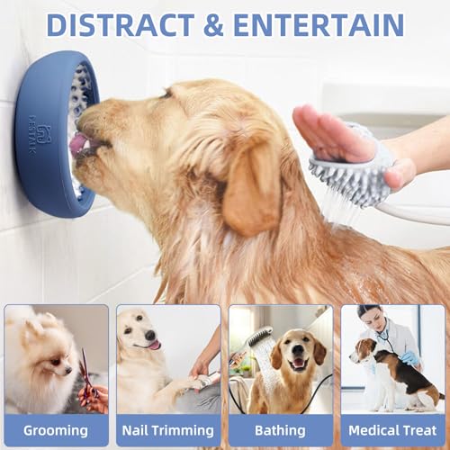 Dog Lick Bowl (Small / Dark blue)