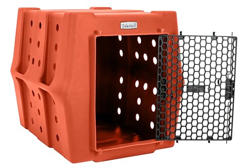 Dakota 283 Canine Rough and Tough Economy Dog Crate (Medium / Orange)