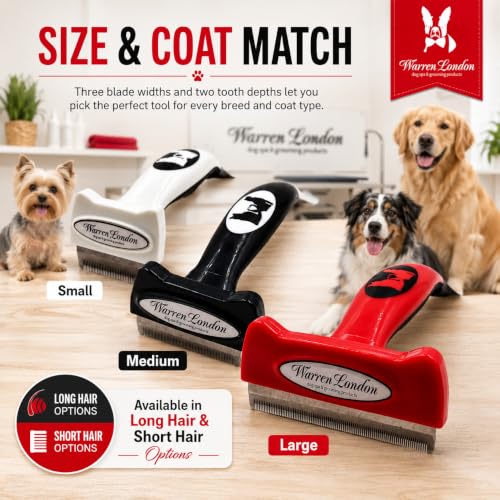 Deshedding Brush for Large Short Hair Dogs (Short Hair | Large)