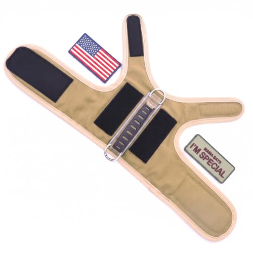 Cat Harness and Leash Set for Walking Escape Proof (Khaki / XL 11-20 lbs)