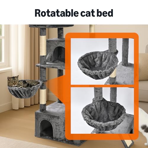 Large Cat Tree Tower (68 in)