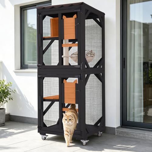 Catio Outdoor Cat Enclosure on Wheels