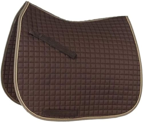 Leather English Riding Horse Saddle Starter Kit Brown Saddle 7 Pcs Combo Pack (Size 17)