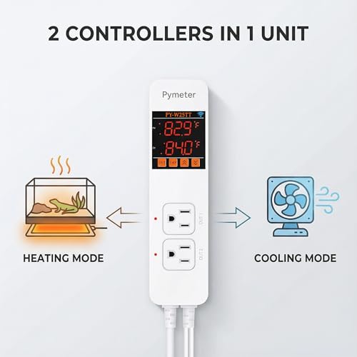 SmartLife Tuya APP WiFi Temperature Controller with Dual Probes