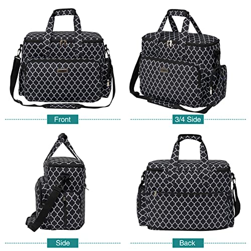 Dog Travel Bag (DLblack / Large)