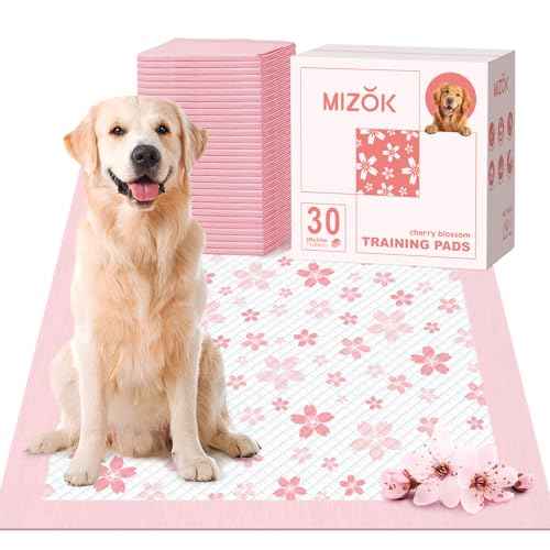 Pink Puppy Pads with Adhesive Tabs Disposable Pee Pads 28x34in 30Ct (28x34in | 30Ct-Pink)