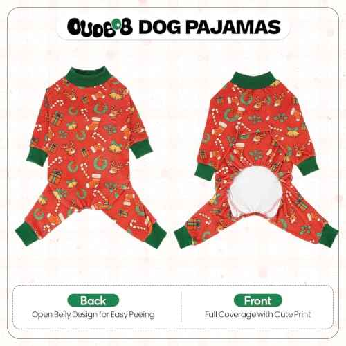 Dog Christmas Pajamas (Christmas Red / XXXX-Large)