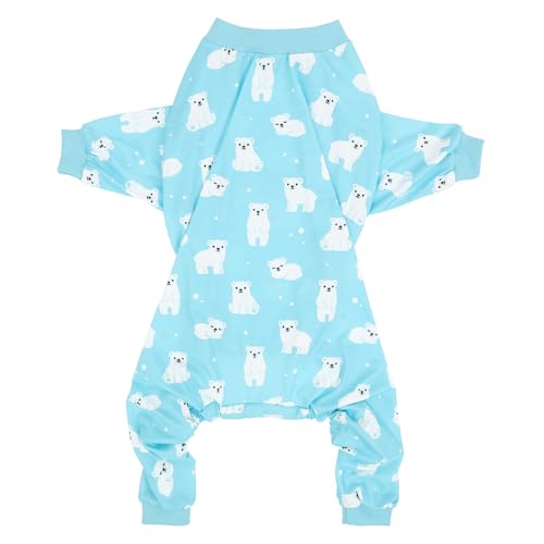 Dog Pajamas One Piece Light Comfy Pjs Pet Costume M (Large / Sleepy Polar Bears)
