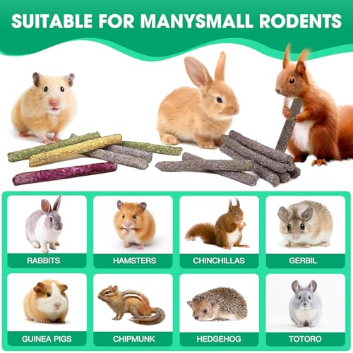 33 Pcs Rabbit Chew Sticks