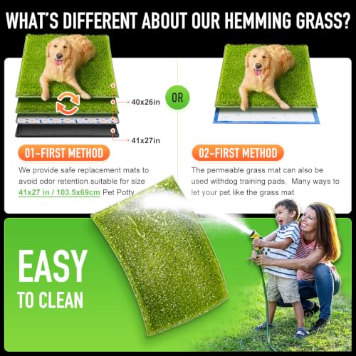 Artificial Grass for Dogs (Green / 40 x 26")
