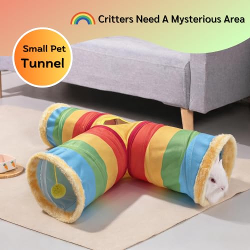 3 Way Collapsible Rabbit Tunnel Toy