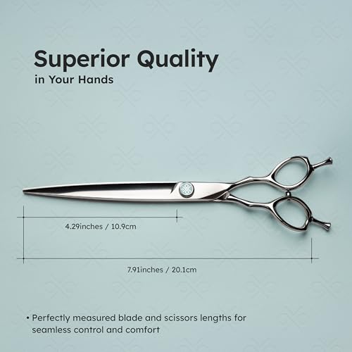 8" Dog Grooming Scissors for Golden Retriever (8" Straight)