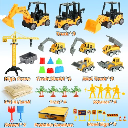 37 Pcs Sand Construction Kit with Magic Sand