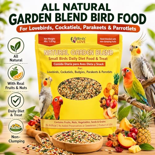 Natural Garden Blend Bird Food for Small Birds (4 Pound (Pack of 1))