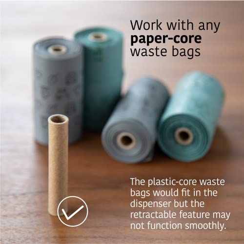 Dog Poop Bag Dispenser (1-Pack -Black)